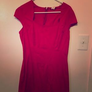 Mod Cloth plus size red wiggle dress